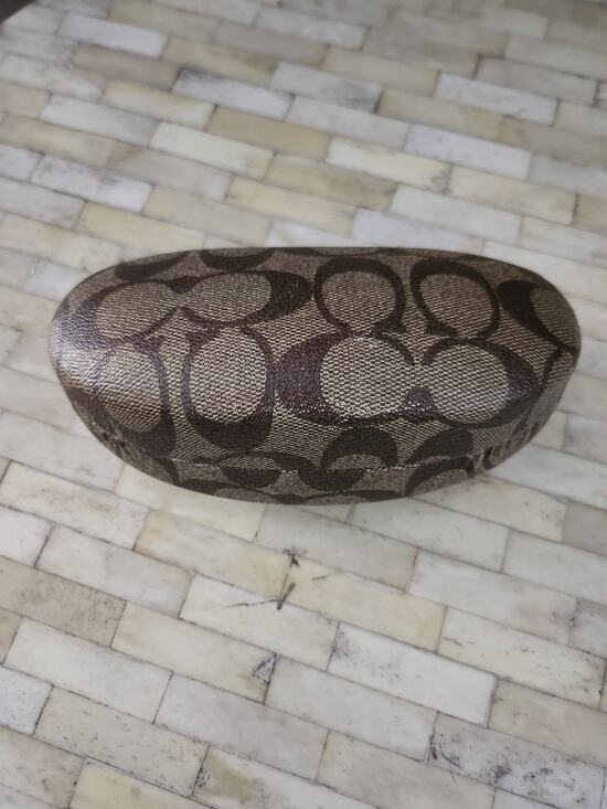Coach Accessories - Coach monogram hard clamshell eyeglasses or sunglasses case EMPTY